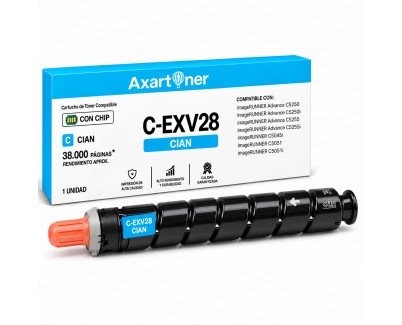 Compatible Canon CEXV28 Cyan Cartucho de Toner 2793B003 para imageRUNNER Advance C5250 C5250i C5255 C5255i C5045i C5051 C5051i IR Advance C5250 C5250i