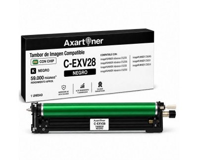 Compatible Canon CEXV28 Negro Tambor de Imagen (Drum) 2776B003 para imageRUNNER Advance C5250 C5250i C5255 C5255i C5045i C5051 C5051i IR Advance C5250 C5250i