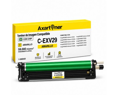 Compatible Canon CEXV29 Amarillo Tambor de Imagen (Drum) 2778B004BA para imageRUNNER Advance C5235 C5235A C5235i C5240 C5240A C5240i C5030i C5035 C5035i C5040