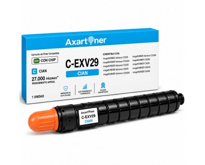 Compatible Canon CEXV29 Cyan Cartucho de Toner 2794B002 para imageRUNNER Advance C5235 C5235A C5235i C5240 C5240A C5240i C5030i C5035 C5035i C5040