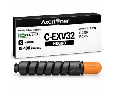 Compatible Canon CEXV32 / C-EXV32 Negro Cartucho de Toner 2786B002 para Canon IR2535 / IR2545
