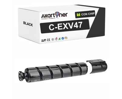 Compatible Canon CEXV47 Negro Cartucho de Toner 8516B002 C-EXV47 para imageRUNNER Advance C250i C250iF C255i C255iF C350i C350iF C350P C351iF C355i C355iFC C355P