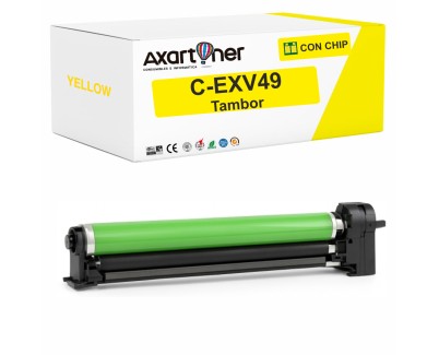Compatible Canon CEXV49 Amarillo Tambor de Imagen (Drum) C-EXV49 8528B003 para Canon IR C3320, C3320i, C3325i, C3330i, C3520i, C3525i, C3530i