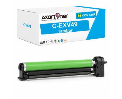 Compatible Canon CEXV49 Cyan Tambor de Imagen (Drum) C-EXV49 8528B003 para Canon IR C3320, C3320i, C3325i, C3330i, C3520i, C3525i, C3530i