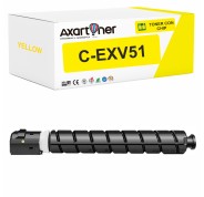 Compatible Canon CEXV51 Amarillo Cartucho de Toner 0484C002 C-EXV51Y para imageRUNNER Advance C5500 C5535 C5540 C5550 C5560 Advance DX C5735 C5740 C5750