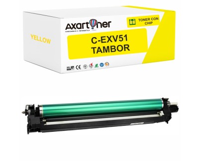 Compatible Canon CEXV51 Amarillo Tambor de Imagen (Drum) 0488C002 para imageRUNNER Advance C5500 C5535 C5540 C5550 C5560 Advance DX C5735 C5740 C5750
