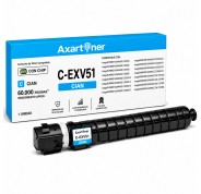 Compatible Canon CEXV51 Cyan Cartucho de Toner 0482C002 C-EXV51C para imageRUNNER Advance C5500 C5535 C5540 C5550 C5560 Advance DX C5735 C5740 C5750