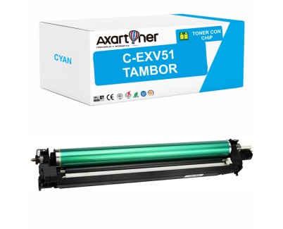 Compatible Canon CEXV51 Cyan Tambor de Imagen (Drum) 0488C002 para imageRUNNER Advance C5500 C5535 C5540 C5550 C5560 Advance DX C5735 C5740 C5750