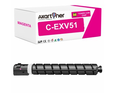 Compatible Canon CEXV51 Magenta Cartucho de Toner 0483C002 C-EXV51M para imageRUNNER Advance C5500 C5535 C5540 C5550 C5560 Advance DX C5735 C5740 C5750