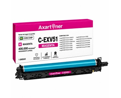 Compatible Canon CEXV51 Magenta Tambor de Imagen (Drum) 0488C002 para imageRUNNER Advance C5500 C5535 C5540 C5550 C5560 Advance DX C5735 C5740 C5750