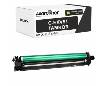 Compatible Canon CEXV51 Negro Tambor de Imagen (Drum) 0488C002 para imageRUNNER Advance C5500 C5535 C5540 C5550 C5560 Advance DX C5735 C5740 C5750