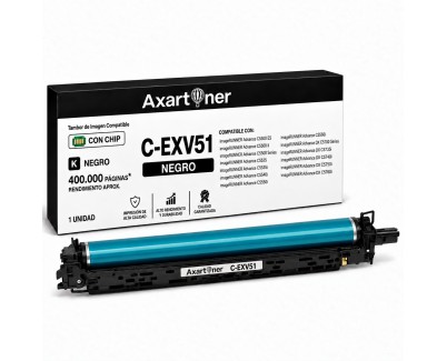 Compatible Canon CEXV51 Negro Tambor de Imagen (Drum) 0488C002 para imageRUNNER Advance C5500 C5535 C5540 C5550 C5560 Advance DX C5735 C5740 C5750