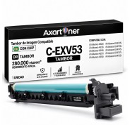 Compatible Canon CEXV53 Negro Tambor de Imagen 0475C002 (Drum) para Canon iR Advance 4525i 4535i 4545i 4551i 4555i DX4725i DX4735i DX4745i DX4751i DX4755I