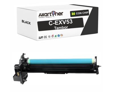 Compatible Canon CEXV53 Negro Tambor de Imagen 0475C002 (Drum) para Canon iR Advance 4525i 4535i 4545i 4551i 4555i DX4725i DX4735i DX4745i DX4751i DX4755I