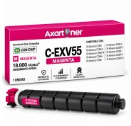 Compatible Canon CEXV55 Magenta Cartucho de Toner 2184C002 C-EXV55 para Canon IR Advance C256i, C256i II, C256iF II, C256is, C356i, C356i II, C356if II, C356P, C356P II, C356P III