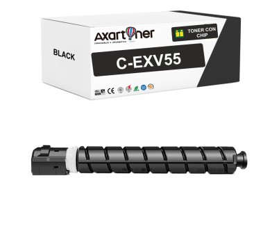 Compatible Canon CEXV55 Negro Cartucho de Toner 2182C002 C-EXV55 para Canon IR Advance C256i, C256i II, C256iF II, C256is, C356i, C356i II, C356if II, C356P, C356P II, C356P III