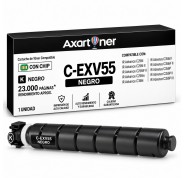 Compatible Canon CEXV55 Negro Cartucho de Toner 2182C002 C-EXV55 para Canon IR Advance C256i, C256i II, C256iF II, C256is, C356i, C356i II, C356if II, C356P, C356P II, C356P III