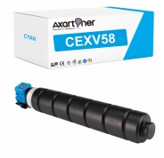 Compatible Canon CEXV58 Cyan Cartucho de Toner 3764C002 para Canon imageRUNNER Advance DX C5840i / C5850i / C5860i / C5870i
