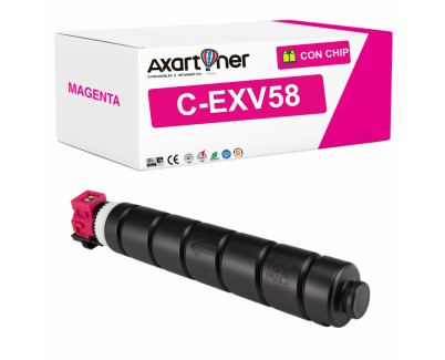 Compatible Canon CEXV58 Magenta Cartucho de Toner C-EXV58 3765C002 para Canon imageRUNNER Advance DX C5840i / C5850i / C5860i / C5870i