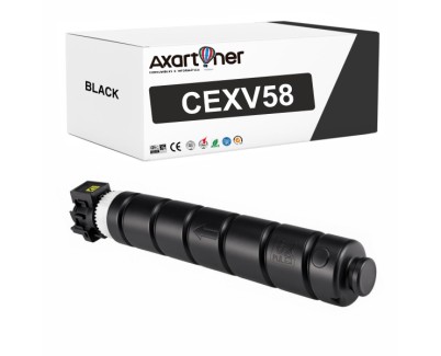 Compatible Canon CEXV58 Negro Cartucho de Toner 3763C002 para Canon imageRUNNER Advance DX C5840i / C5850i / C5860i / C5870i