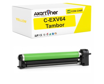 Compatible Canon CEXV64 Amarillo Tambor de Imagen (Drum) C-EXV64 8528B003 para Canon ImageRunner Advance DX C3922i C3926i C3930i C3935i