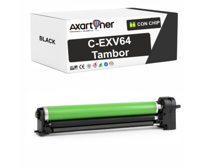 Compatible Canon CEXV64 Negro Tambor de Imagen (Drum) C-EXV64 8528B003 para Canon ImageRunner Advance DX C3922i C3926i C3930i C3935i