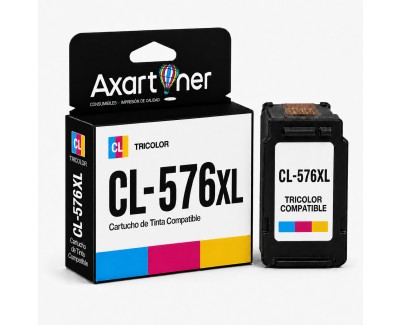 Compatible Canon CL576XL Tricolor Cartucho de Tinta 5441C001 para Pixma TR4750i, TR4751i, TR4755i, TR4756i, TR4757i, TS3550i, TS3551i, TS3750i, TS3751i, TS3752i