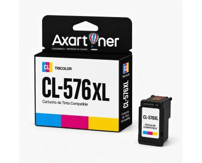Compatible Canon CL576XL Tricolor Cartucho de Tinta 5441C001 para Pixma TR4750i, TR4751i, TR4755i, TR4756i, TR4757i, TS3550i, TS3551i, TS3750i, TS3751i, TS3752i
