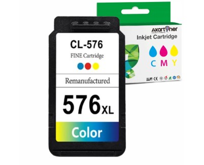 Compatible Canon CL576XL Tricolor Cartucho de Tinta 5441C001 para Pixma TR4750i, TR4751i, TR4755i, TR4756i, TR4757i, TS3550i, TS3551i, TS3750i, TS3751i, TS3752i