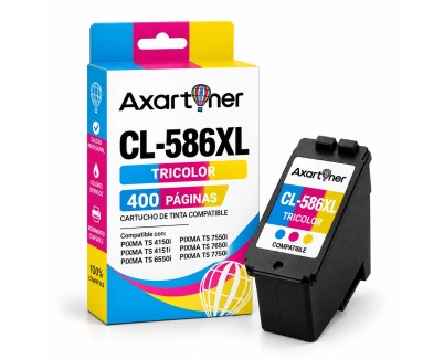 Compatible Canon CL586XL Tricolor Cartucho de Tinta 6226C001 para Pixma TS4150I / TS4151i / TS6550I / TS7550i / TS7650i / TS7750i