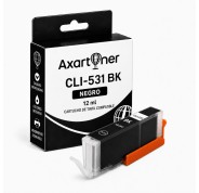 Compatible Canon CLI-531BK / CLI531 Negro Cartucho de Tinta 6118C001 para Canon Pixma TS8750 / TS8751