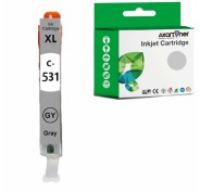 Compatible Canon CLI-531GY / CLI531 Gris Cartucho de Tinta 6122C001 para Canon Pixma TS8750 / TS8751