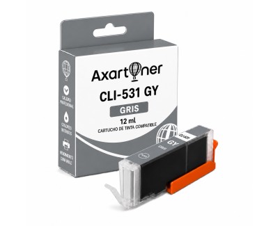 Compatible Canon CLI-531GY / CLI531 Gris Cartucho de Tinta 6122C001 para Canon Pixma TS8750 / TS8751