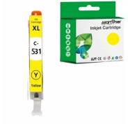 Compatible Canon CLI-531Y / CLI531 Amarillo Cartucho de Tinta 6121C001 para Canon Pixma TS8750 / TS8751