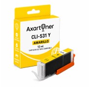 Compatible Canon CLI-531Y / CLI531 Amarillo Cartucho de Tinta 6121C001 para Canon Pixma TS8750 / TS8751