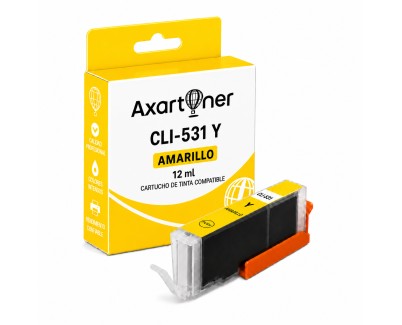 Compatible Canon CLI-531Y / CLI531 Amarillo Cartucho de Tinta 6121C001 para Canon Pixma TS8750 / TS8751