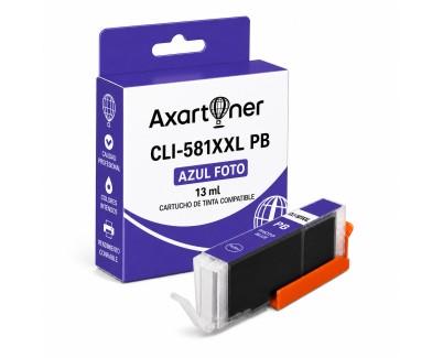 Compatible Canon CLI-581XXL / CLI581 Blau Photo Cartucho de Tinta 1999C001 / 2107C001 / 2053C001
