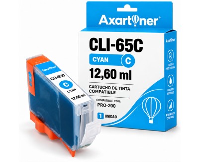 Compatible Canon CLI-65C / CLI65 Cyan Cartucho de Tinta 4216C001 para Canon Pixma PRO-200