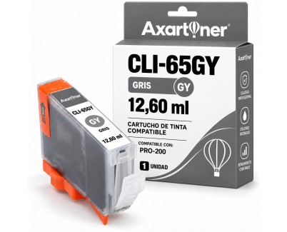 Compatible Canon CLI-65GY / CLI65 Gris Cartucho de Tinta 4219C001 para Canon Pixma PRO-200