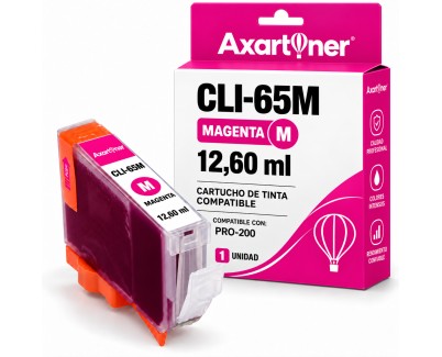 Compatible Canon CLI-65M / CLI65 Magenta Cartucho de Tinta 4217C001 para Canon Pixma PRO-200