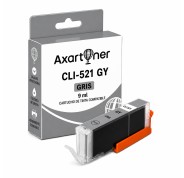Compatible Canon CLI521 Gris Cartucho de Tinta 2937B001 CLI-521