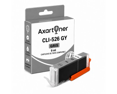 Compatible Canon CLI526 Gris Cartucho de Tinta 4544B001 / CLI-526GY