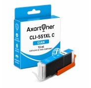 Compatible Canon CLI551XL Cyan Cartucho de Tinta 6444B001 / 6509B001