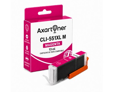 Compatible Canon CLI551XL Magenta Cartucho de Tinta 6445B001 / 6510B001