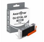Compatible Canon CLI571XL Gris Cartucho de Tinta 0335C001 / 0389C001 / CLI-571