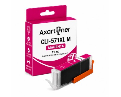 Compatible Canon CLI571XL Magenta Cartucho de Tinta 0333C001 / 0387C001 / CLI-571