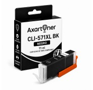 Compatible Canon CLI571XL Negro Cartucho de Tinta 0331C001 / 0385C001 / CLI-571
