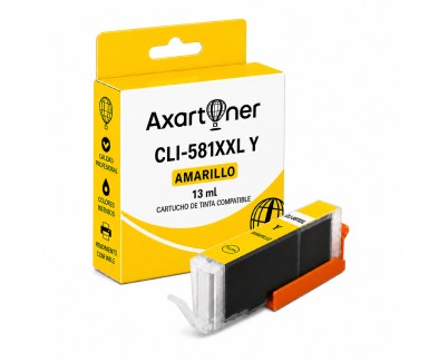 Compatible Canon CLI581XXL / CLI-581 Amarillo Cartucho de Tinta 1997C001 / 2105C001 / 2051C001
