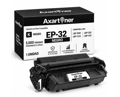 Compatible Canon EP32 Negro Cartucho de Toner 1561A003 EP-32 para LBP1000 / LBP1310 / LBP32X / LBP470
