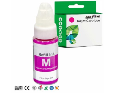 Compatible Canon GI490 Magenta Botella de Tinta GI-490M / 0665C001 para Canon Pixma G1400 / G2200 / G3200 / G3400 / G3411